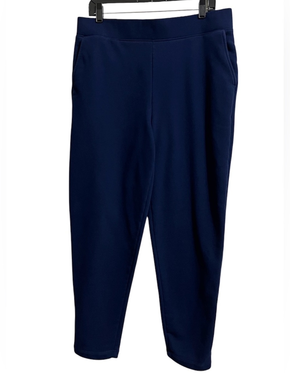 Lands' End Serious Sweats Women’s Navy Blue Pull On Jogger Pants Sweatpants M